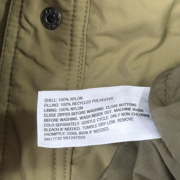 Womens Size‎ XL Olive Green Zip Utility Jacket Pockets Outdoors Hiking - Picture 8 of 10